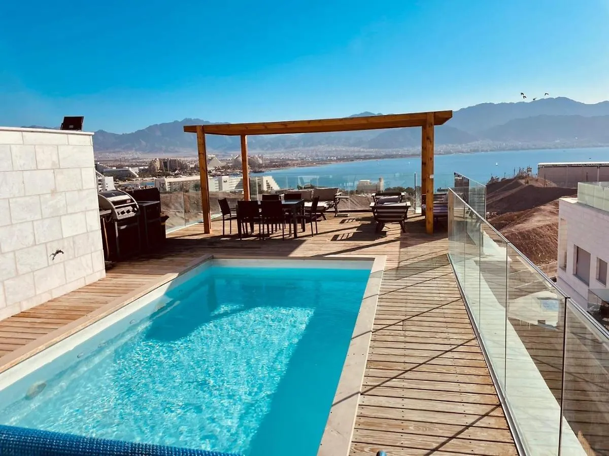 Villa Sea View 100 M From The Beach 엘라트